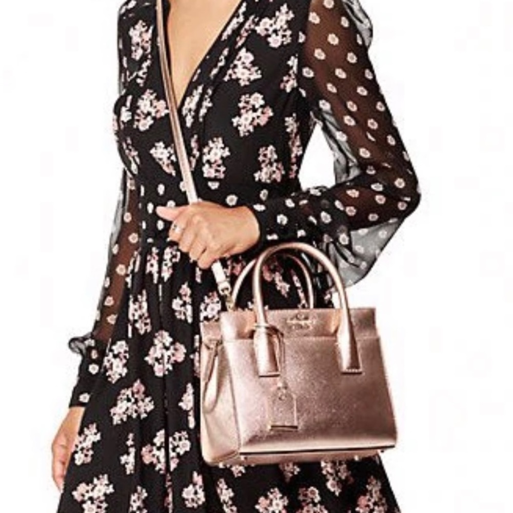 Kate Spade Metallic Pink Handbag